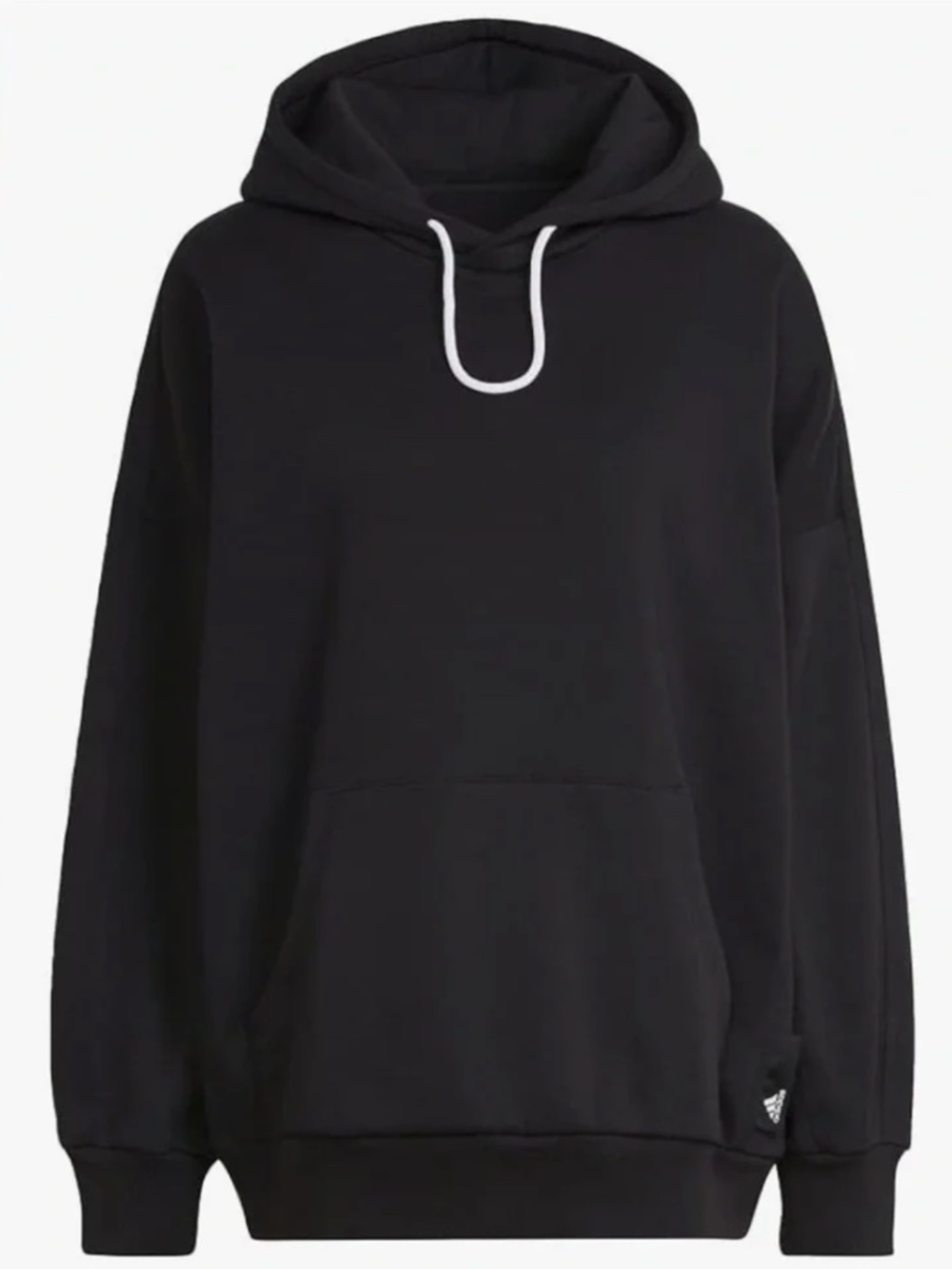Adidas Black Studio Fleece Hoodie